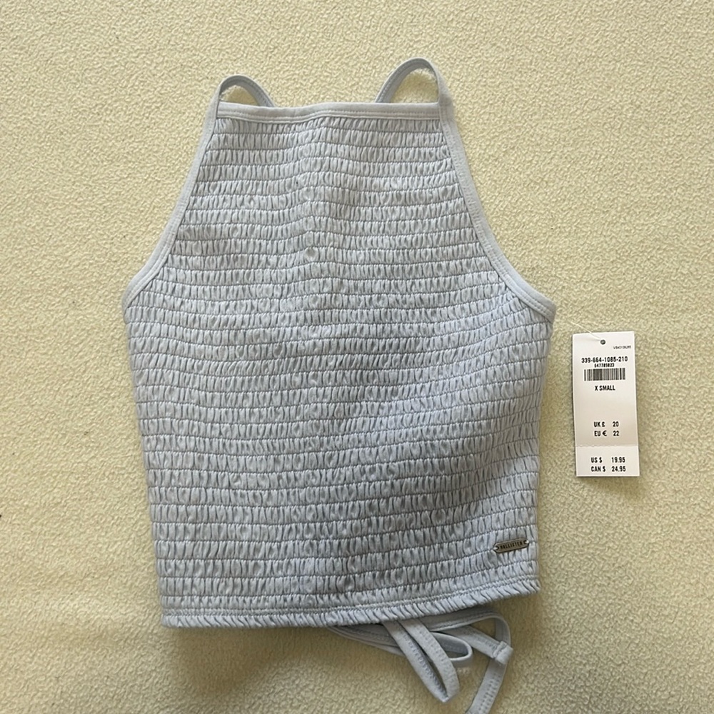 NWT Hollister Cropped Tank Top Women XS